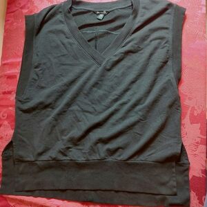 Athleta V-Neck Sleeveless Black Tank Top 1X